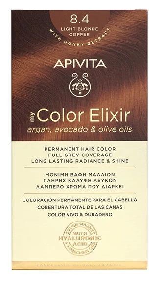 Apivita My Color Elixir Vopsea de par, N8.4