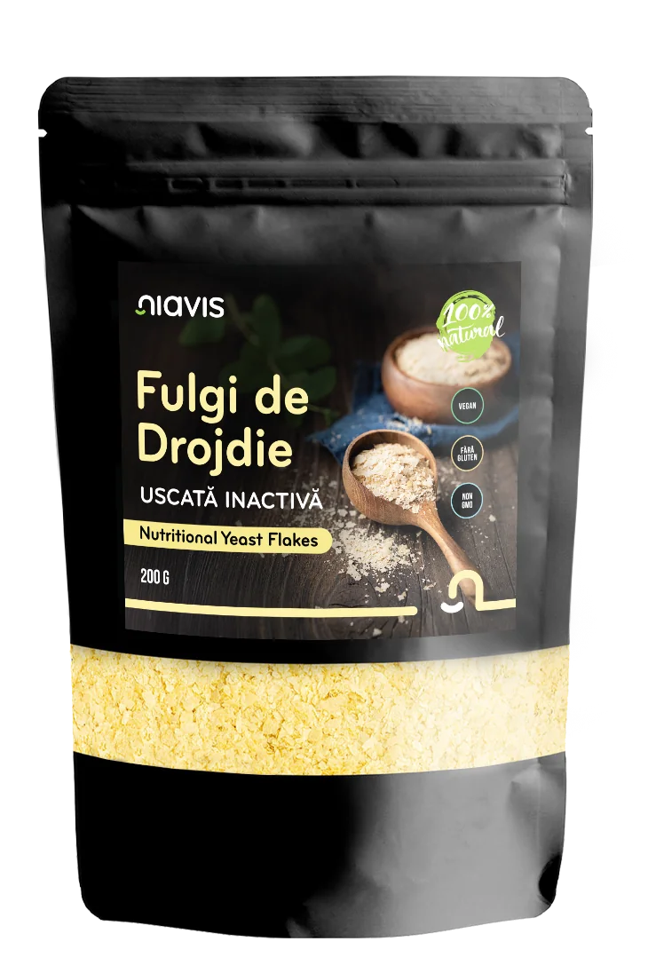 Fulgi de drojdie uscata inactiva, 200g, Niavis