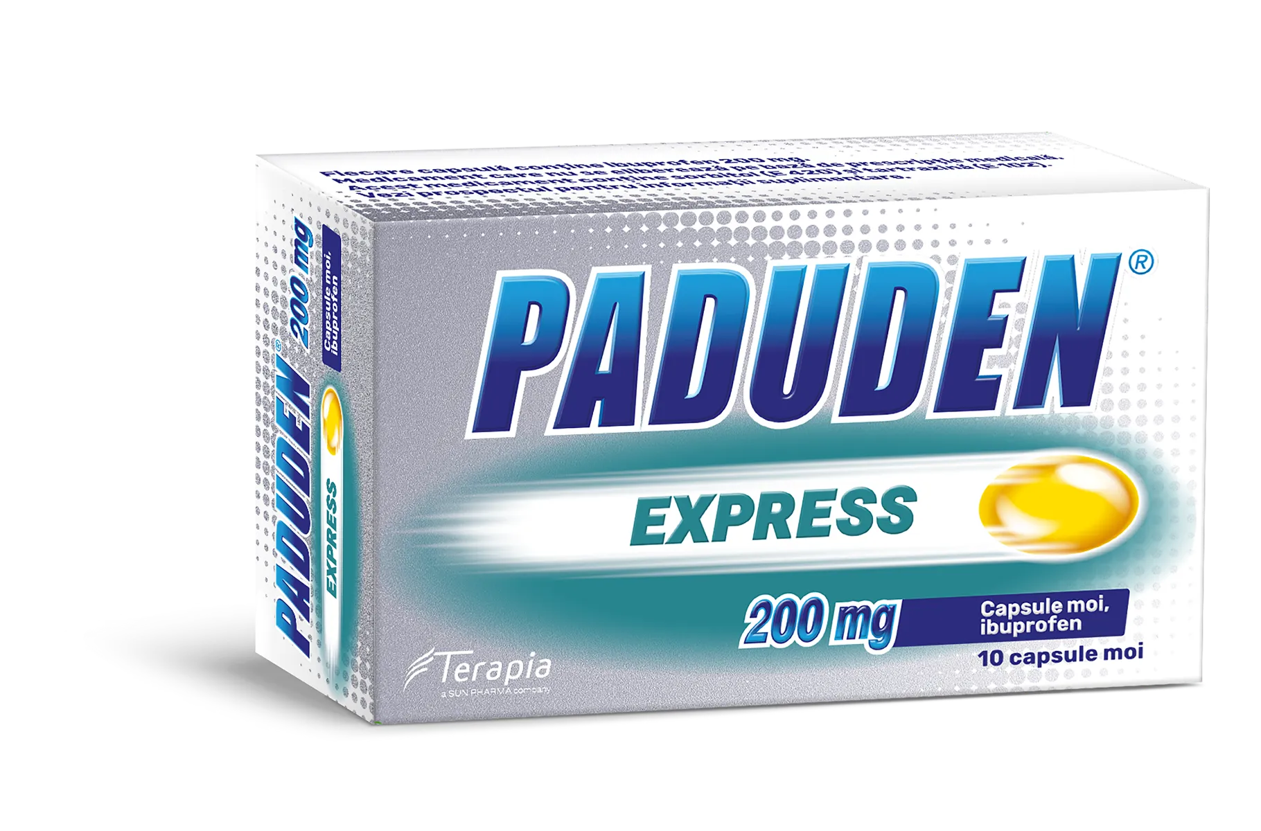 Paduden express 200mg, 10 capsule moi, Terapia 