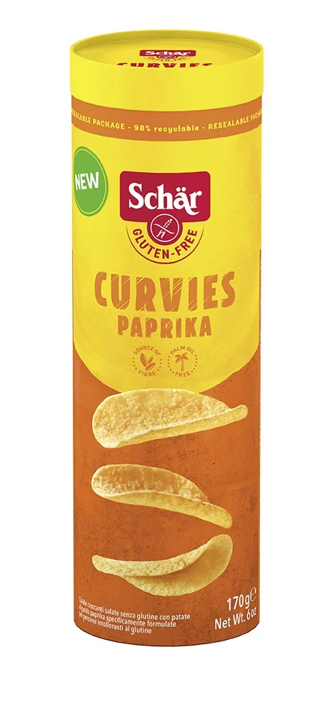 Chipsuri fara gluten cu paprika, 170g, Schar