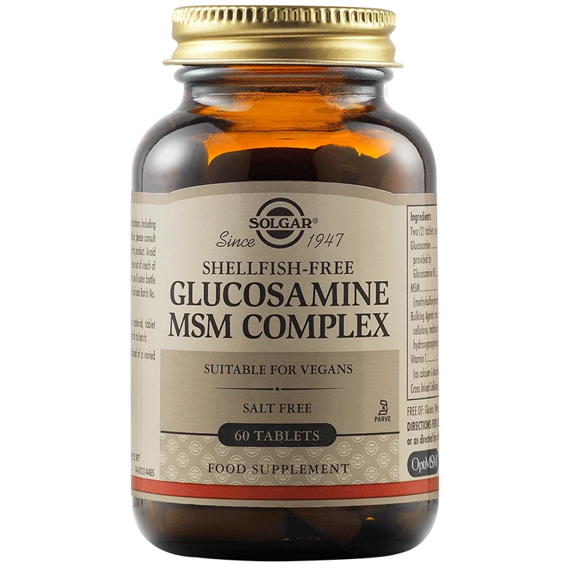 Complex Glucozamina MSM, 60 tablete, Solgar