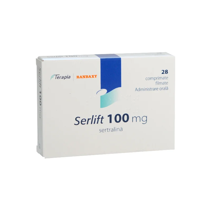 Serlift 100 mg, 28 comprimate filmate, Terapia