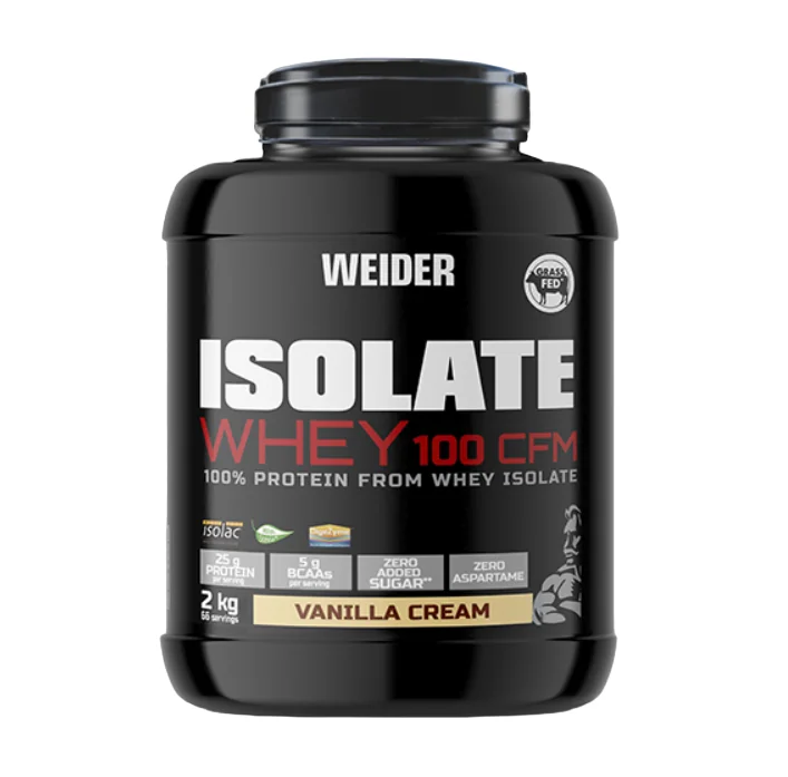 Izolat proteic cu aroma de Vanilla Cream Isolate Whey 100CFM, 2000g, Weider