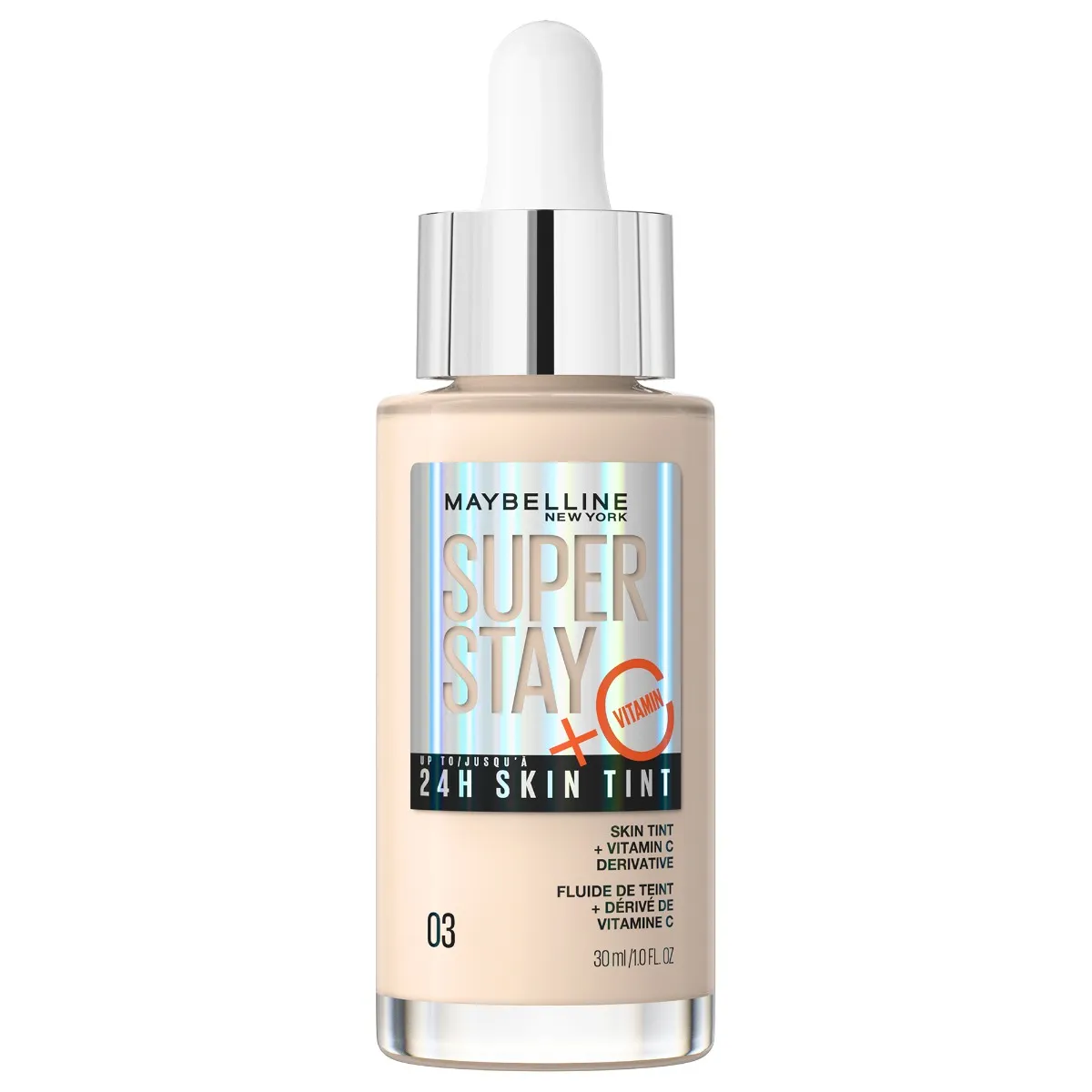 Fond de ten Super Stay Glow Skin Tint 03, 30ml, Maybelline 