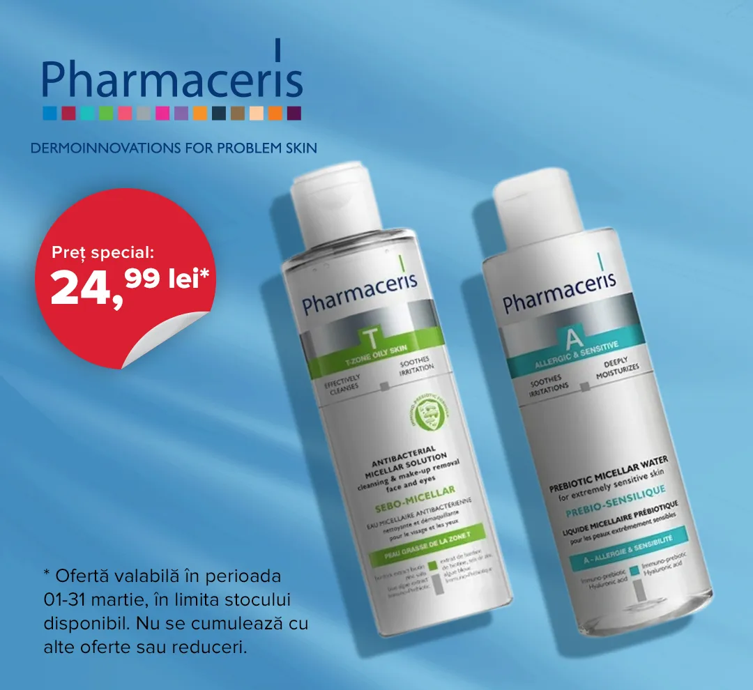 Ofertele lunii septembrie 2024 Pharmaceris ape micelare