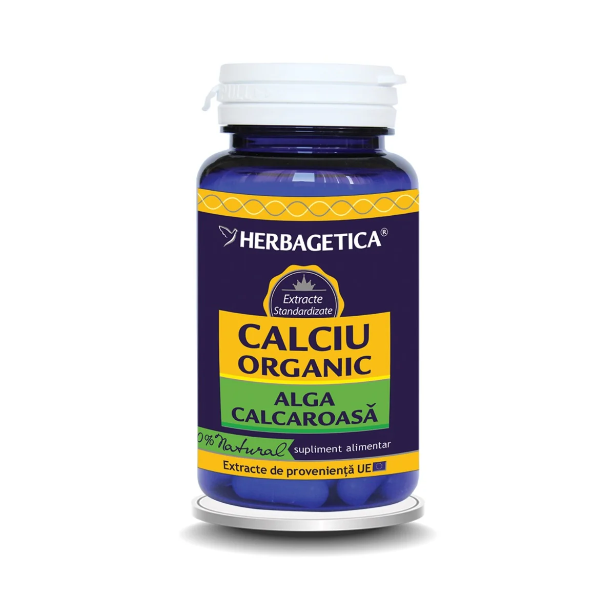 Calciu Organic, 30 capsule, Herbagetica 