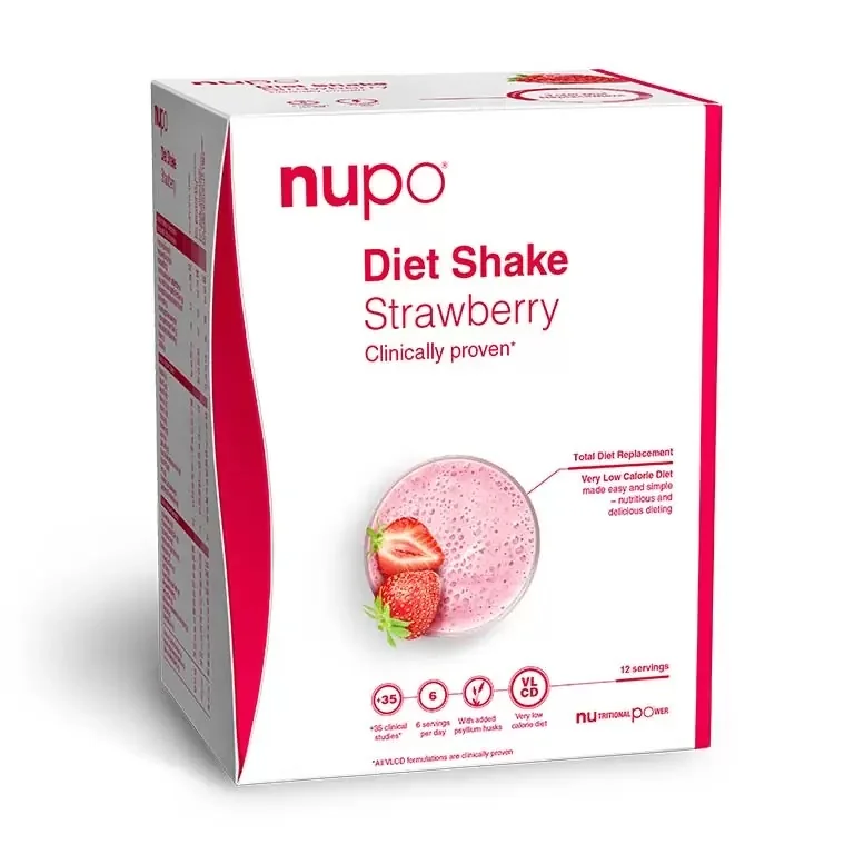 Shake Capsuni, 12 plicuri, Nupo