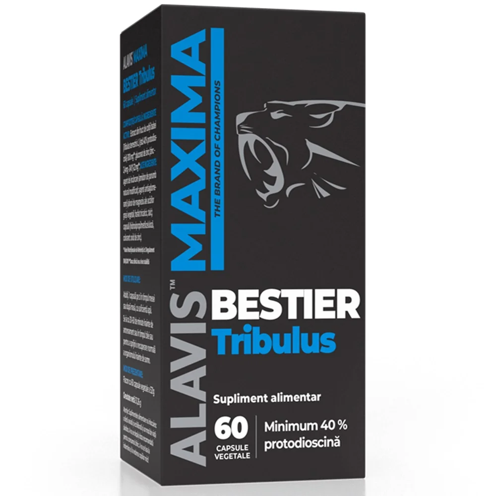 Bestier Tribulus 60 capsule vegetale, Alavis Maxima