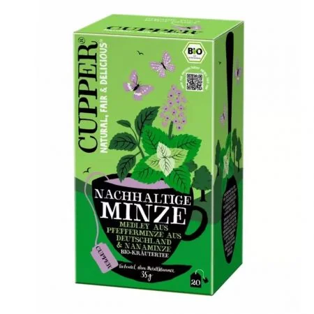 Ceai infuzie Menta Germana Eco, 30g, Cupper