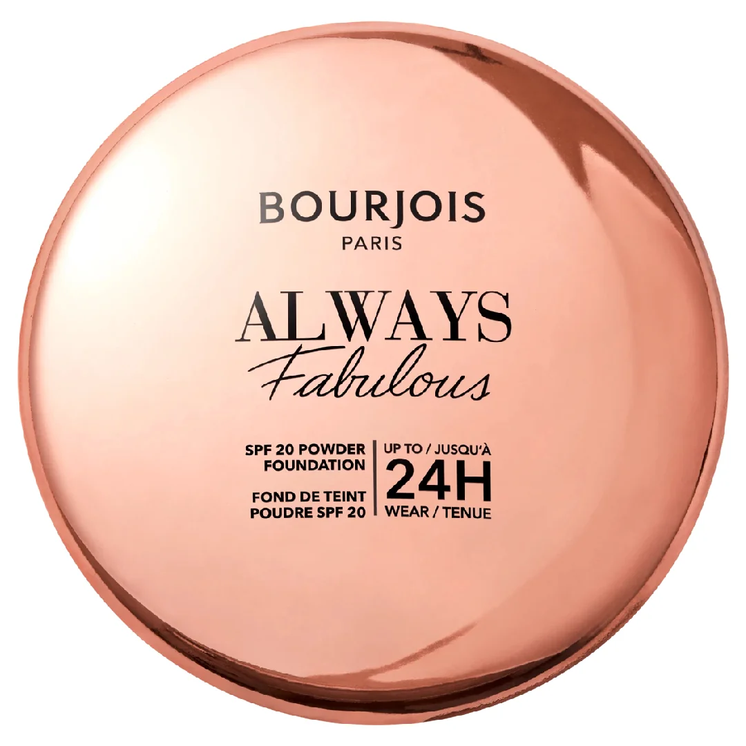 Fond de ten compact Always Fabulous 125 Ivory, 7g, Bourjois 