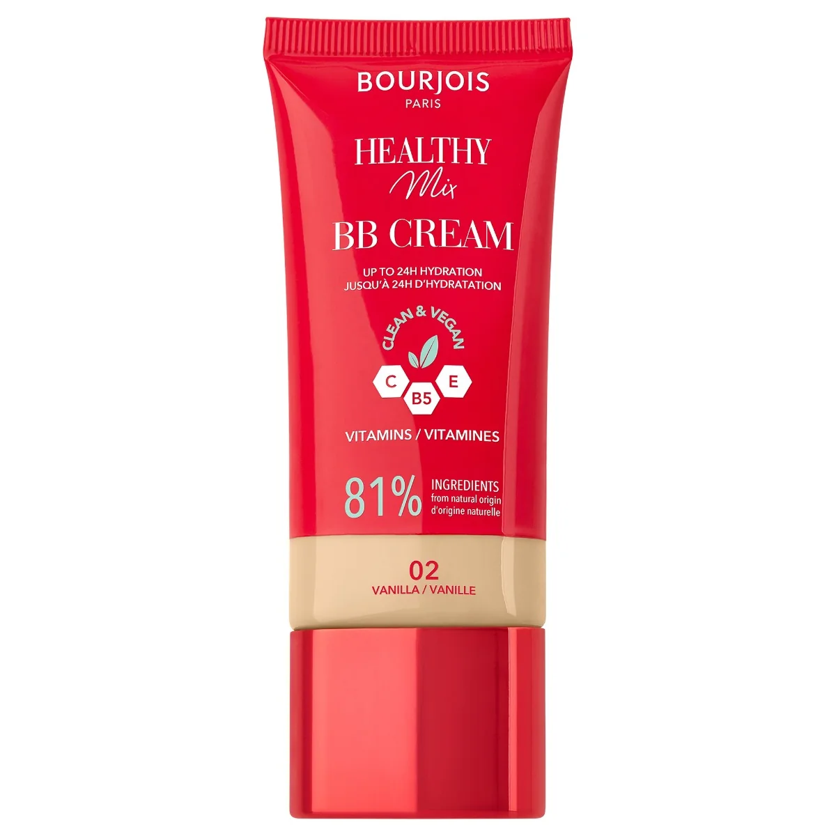 BB Cream Healthy Mix 02 Vanilla, 30ml, Bourjois 