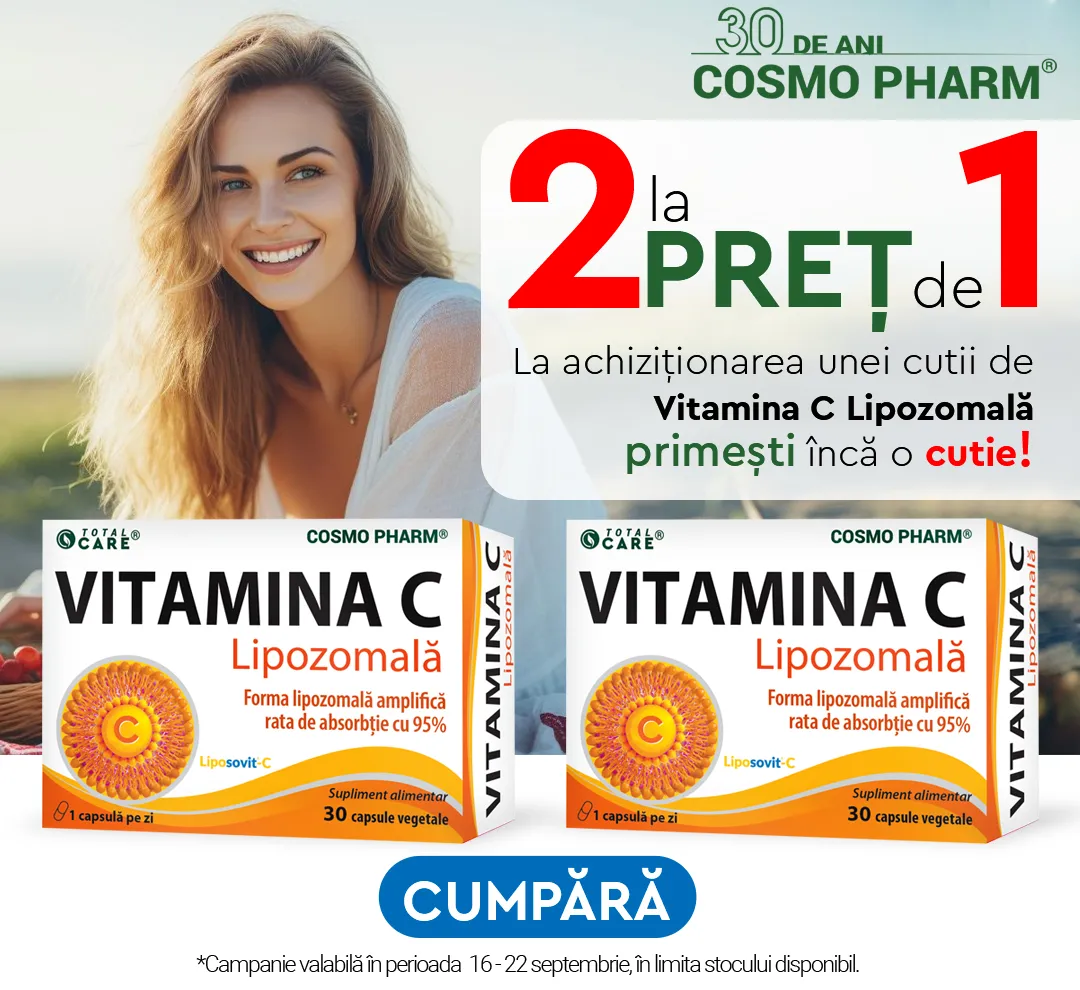 Max Deals Septembrie 2024 Cosmo Pharm Vitamina C