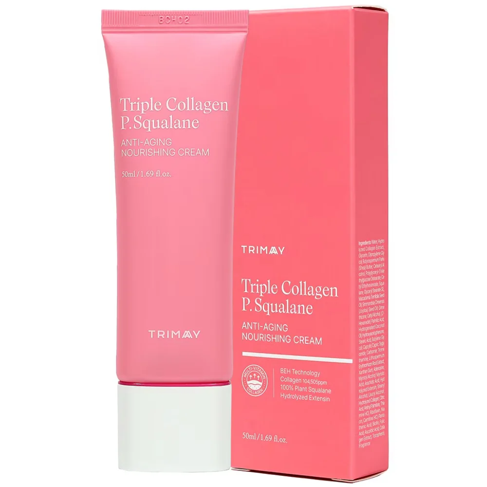 Crema anti-aging pentru fata Triple Collagen P. Squalane, 50ml, Trimay