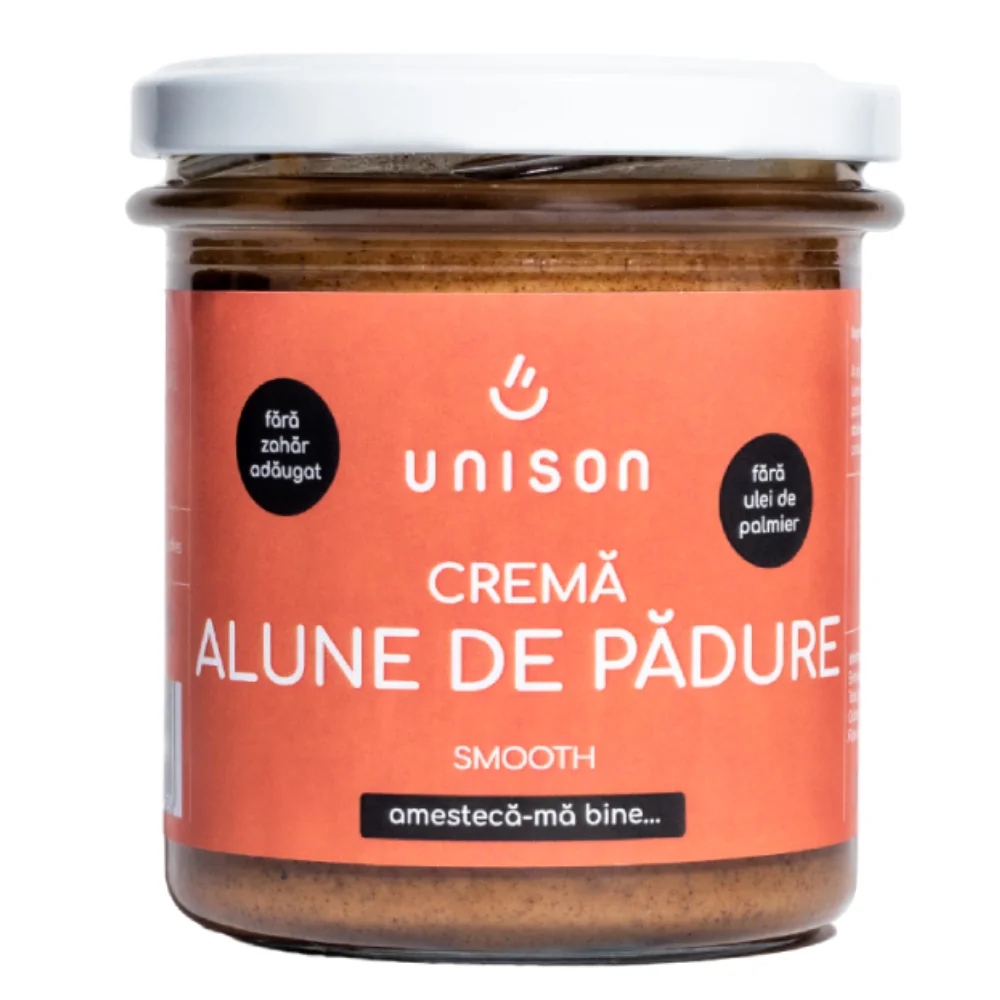 Crema de alune de padure, 300g, Unison