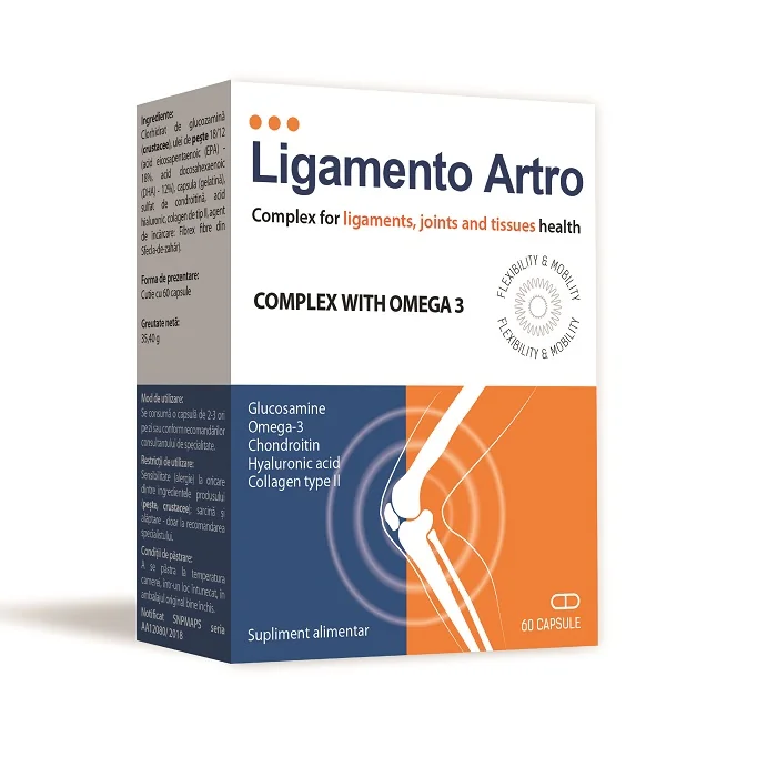 Ligamento Artro, 60 capsule, MBA Pharma