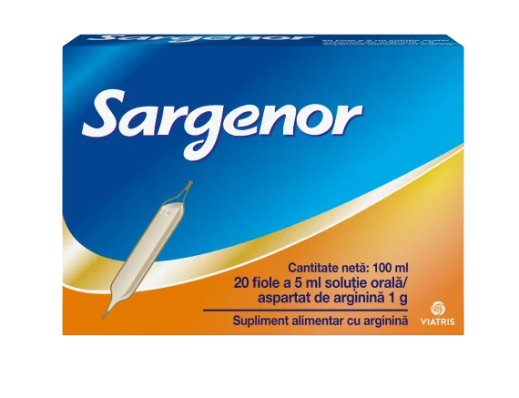 Sargenor Solutie orala, 20 fiole, Viatris