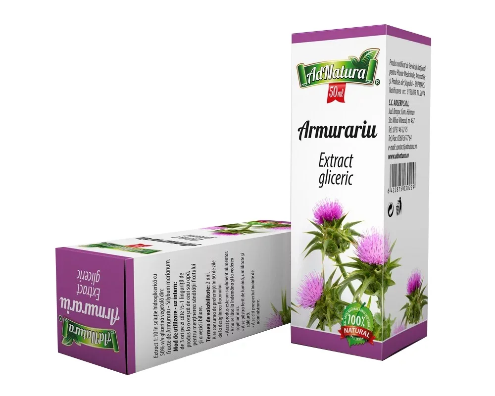 Extract gliceric de armurariu, 50ml, AdNatura