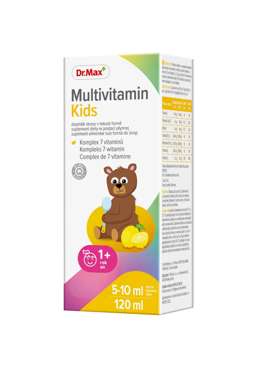 Dr. Max Multivitamin Kids Sirop, 120ml