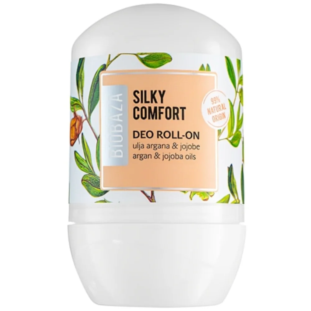 Deodorant natural pentru femei pe baza de piatra de alaun Silky Comfort, 50ml, Biobaza