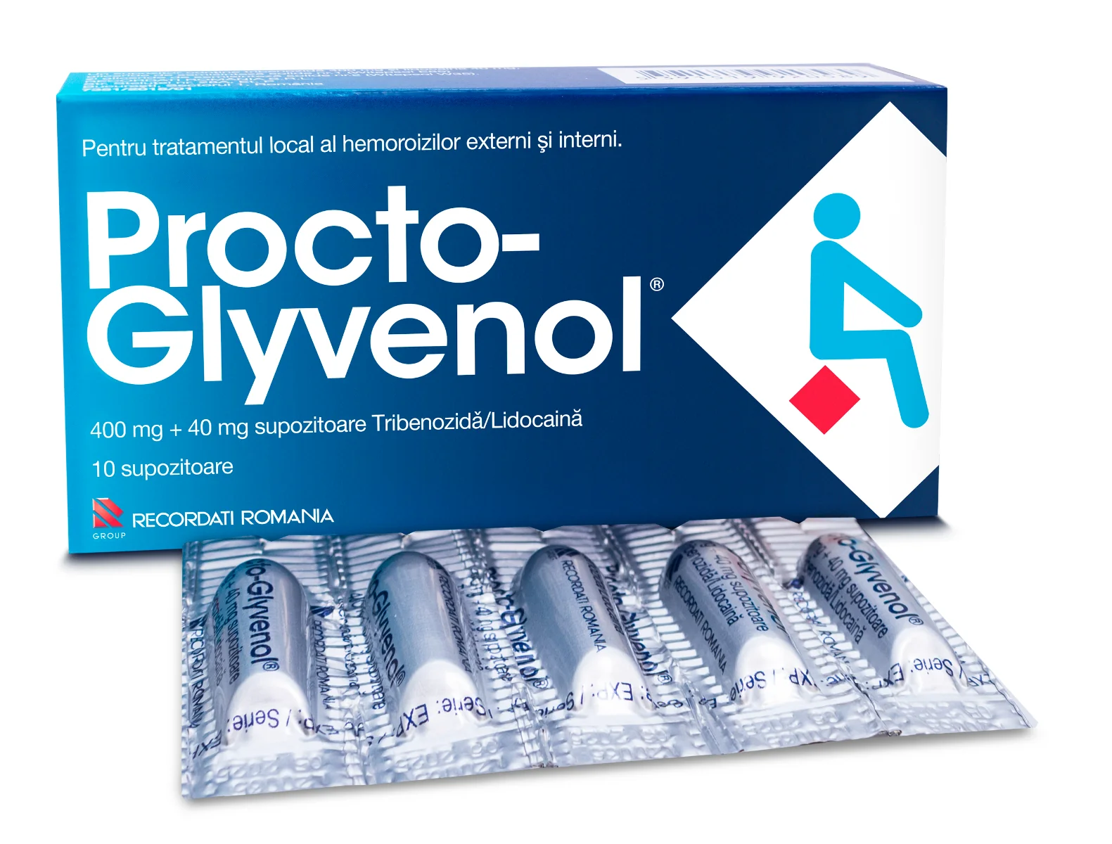 Procto-Glyvenol, 10 supozitoare, Recordati