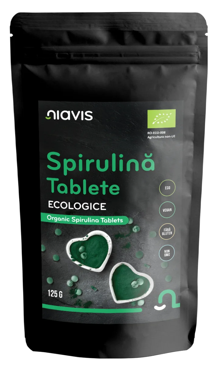 Spirulina Tablete ecologice, 125g, Niavis