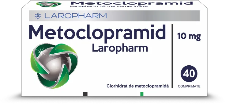 Metoclopramid 10mg, 40 comprimate, Laropharm