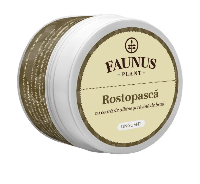 Unguent cu Rostopasca si ceara de albine, 50ml, Faunus Plant