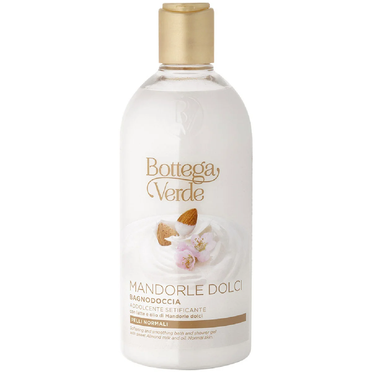 Gel de dus cu lapte de migdale dulci, 400ml, Bottega Verde