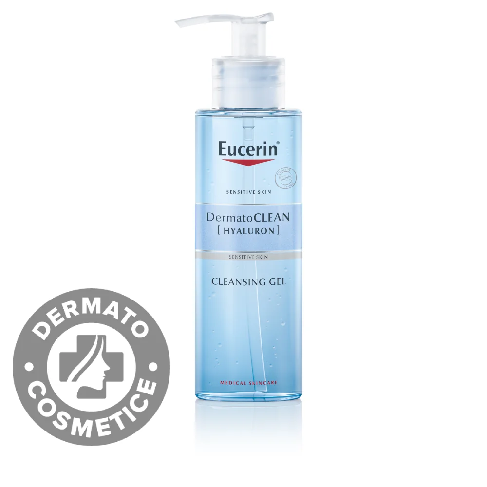 Gel facial de curatare Dermato Clean, 200ml, Eucerin