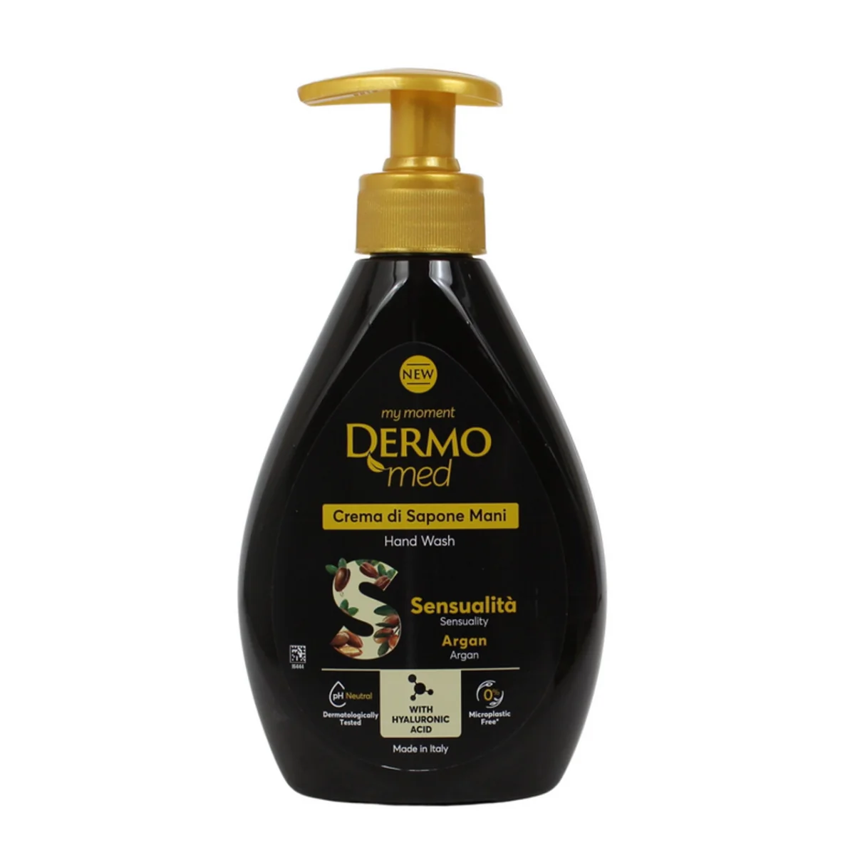 Crema de sapun Argan cu dispenser Senzualitate, 300ml, Dermomed