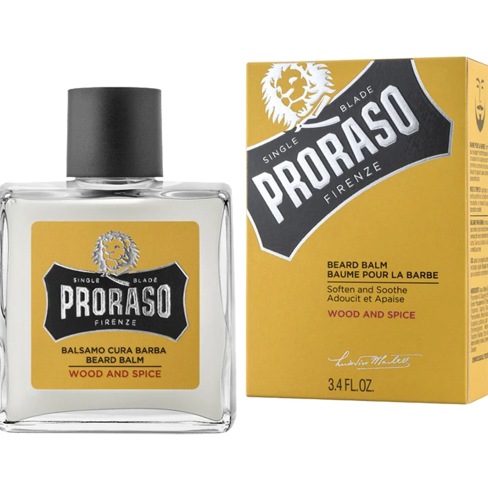 Balsam de barba Wood & Spice, 100ml, Proraso