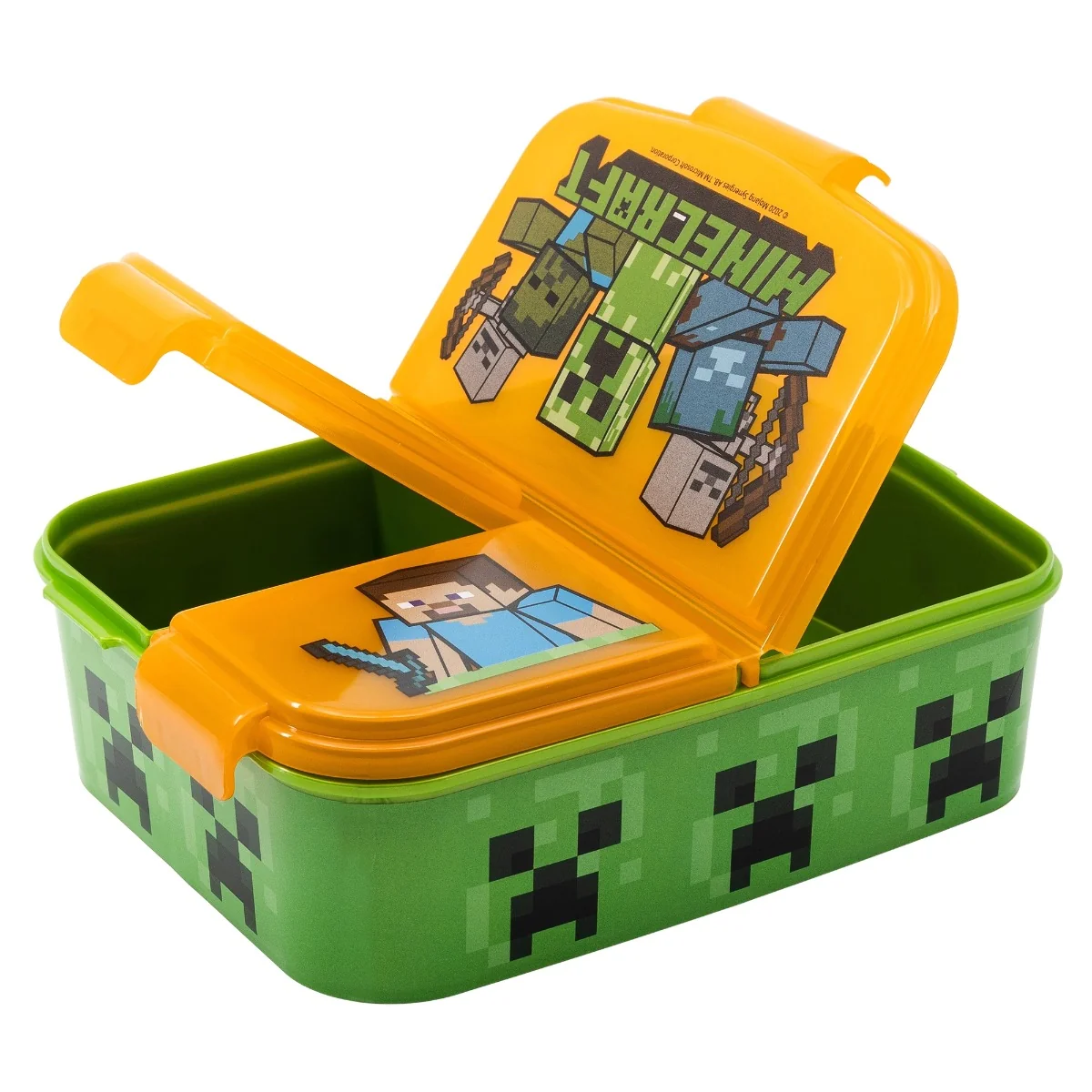 Cutie compartimentata sandwich Minecraft, 1 bucata, Kidscenter 