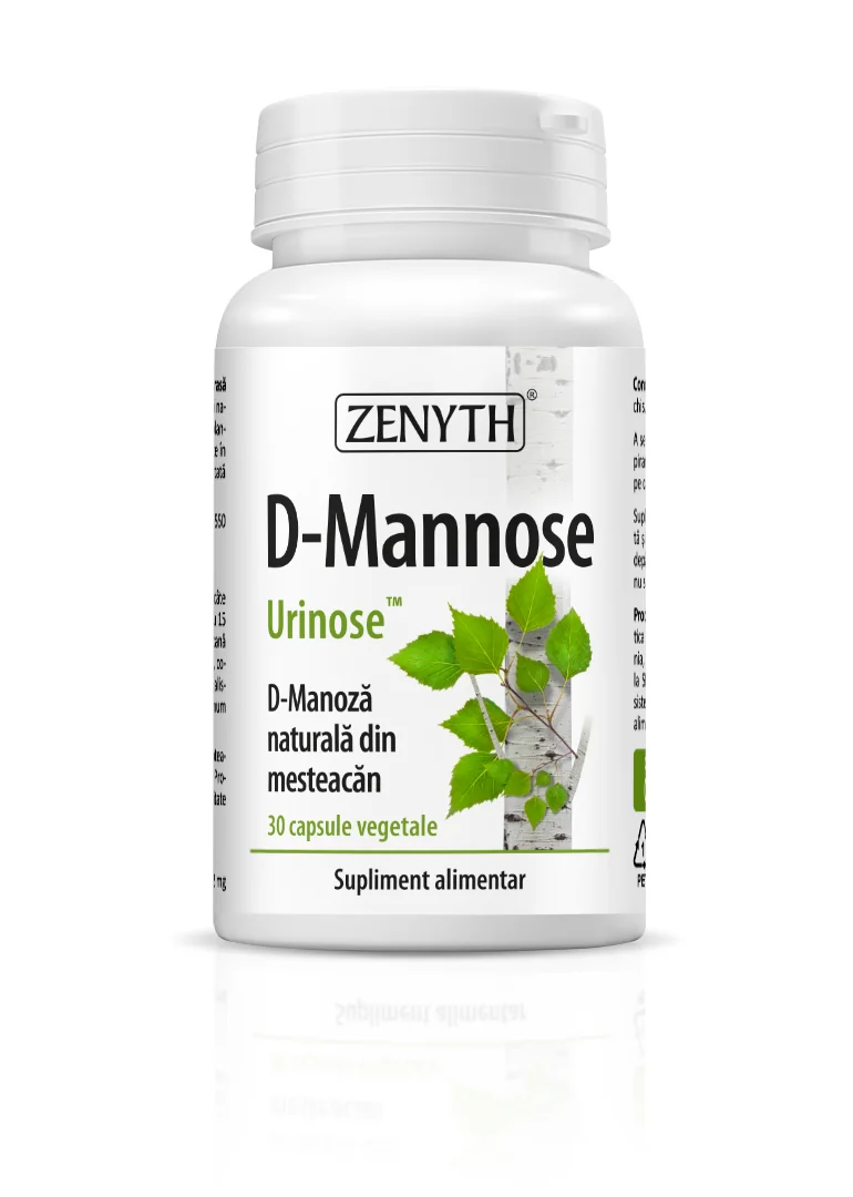 D-Mannose, 30 capsule vegetale, Zenyth