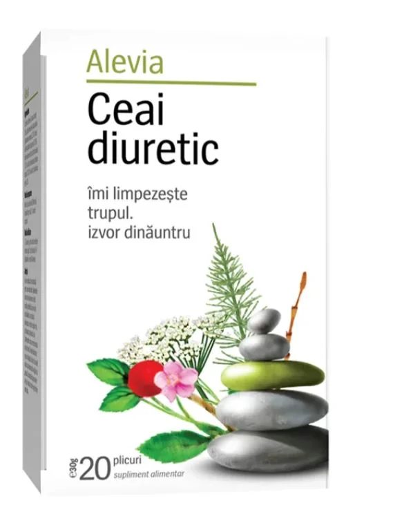 Ceai diuretic, 20 plicuri, Alevia