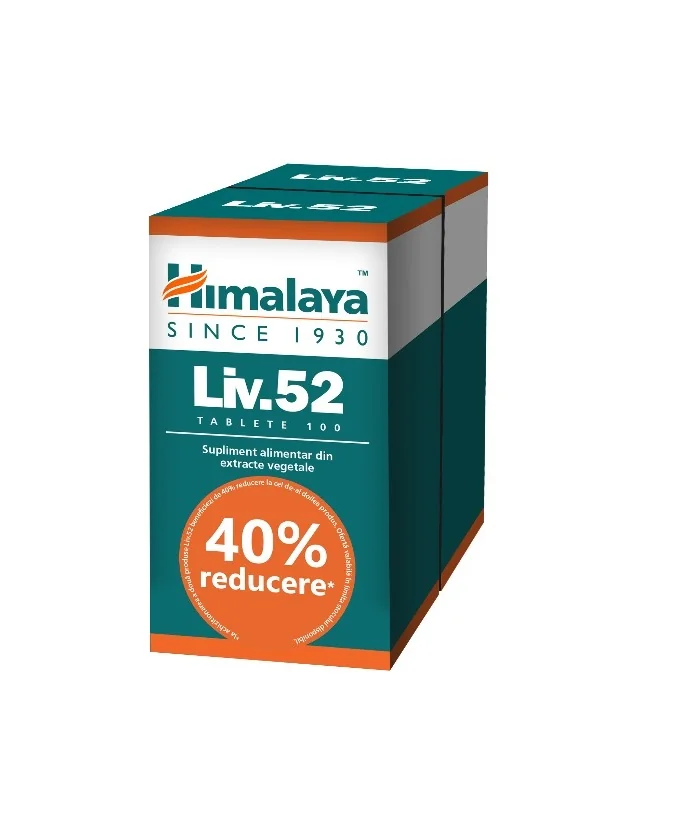 Liv 52 100 tablete + 40% reducere la Liv 52 100 tablete, Himalaya