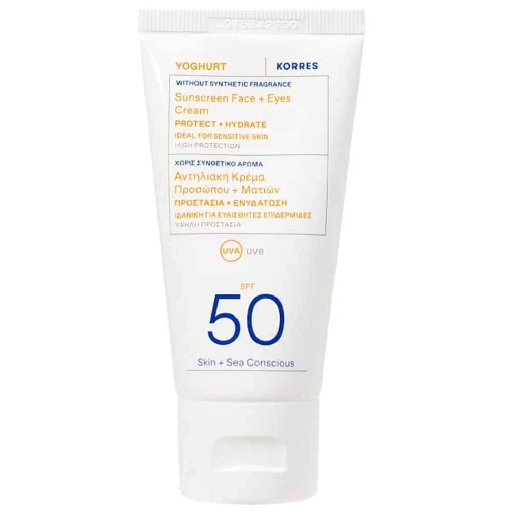 Crema de fata fara parfum cu SPF50, 50ml, Korres