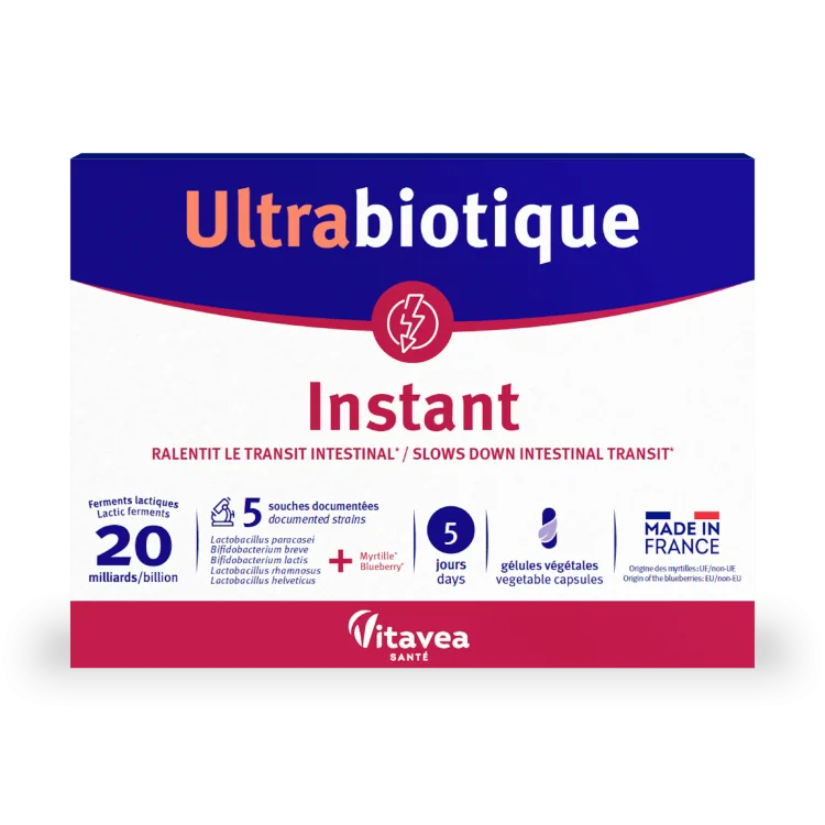 Probiotic pentru diareea acuta Instant, 10 capsule, Ultrabiotique 