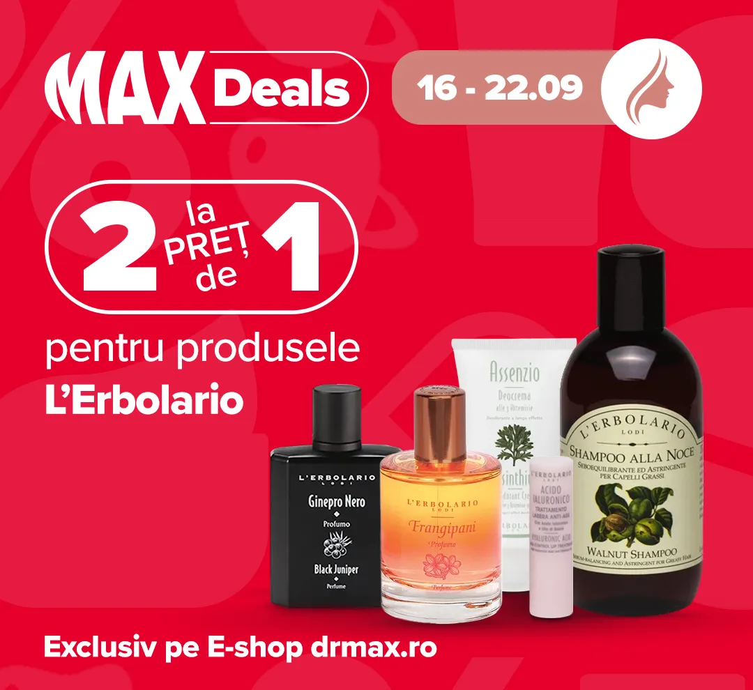 Max Deals Septembrie 2024 L'Erbolario