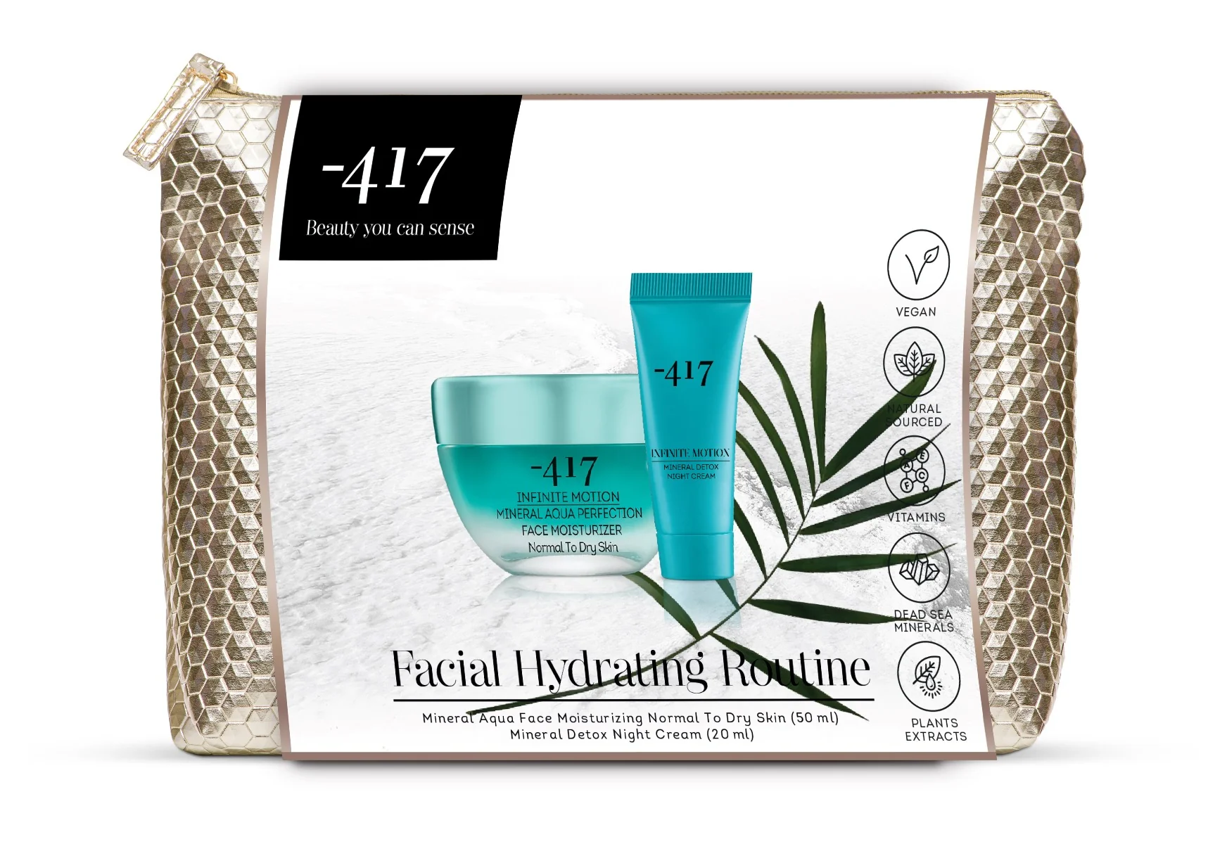 Minus 417 Pachet Crema de fata Aqua Perfection 50ml + Crema de noapte Mineral Detox 20ml