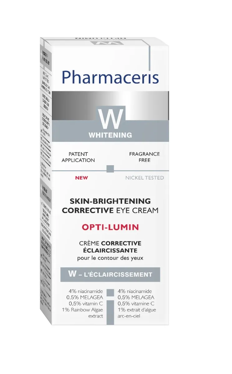 Crema pentru iluminarea pielii din zona ochilor W, 15ml, Pharmaceris 