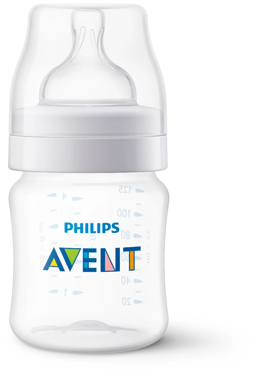 Biberon anti-colici pentru +0 luni Natural Response SCY100/01, 125ml, Philips Avent 