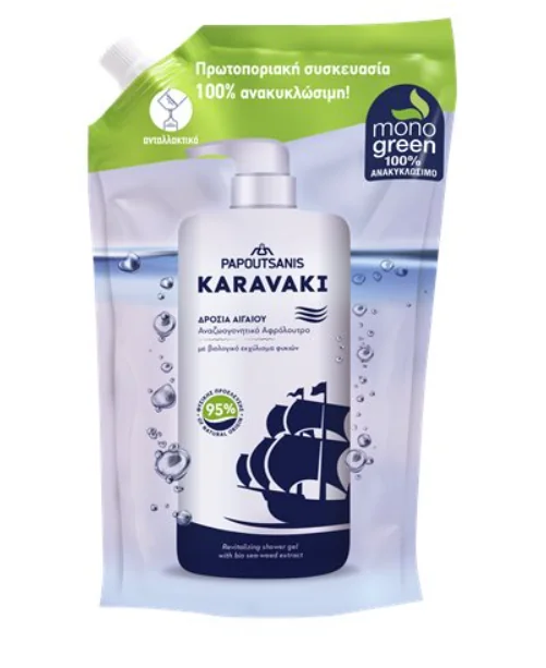 Rezerva gel de dus Aegean, 700ml, Karavaki