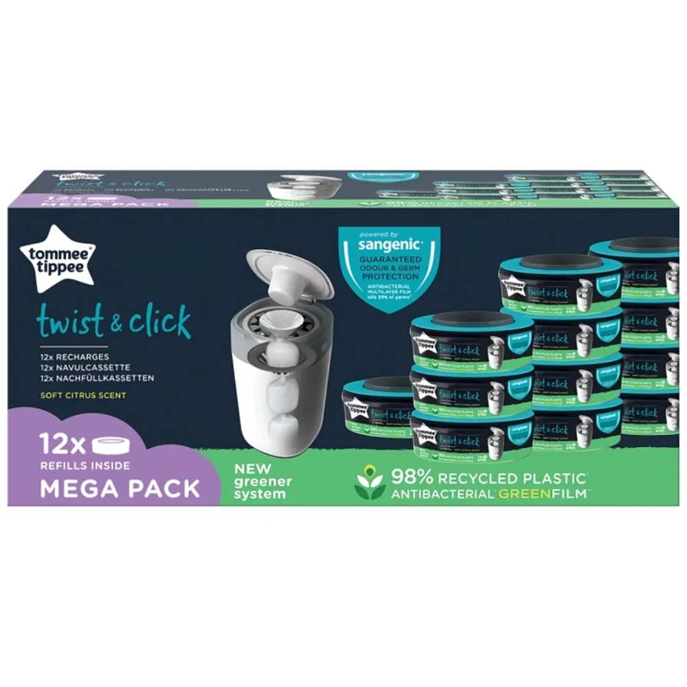 Rezerve Twist & Click, 12 bucati, Tommee Tippee