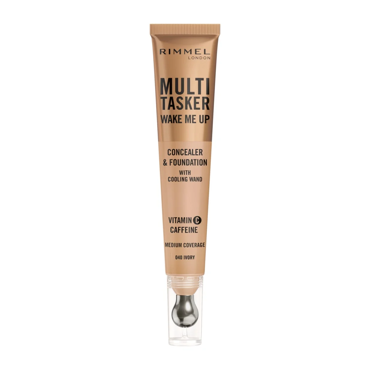 Corector si fond de ten Multi-Tasker Wake Me Up 040 Ivory, 20ml, Rimmel London 