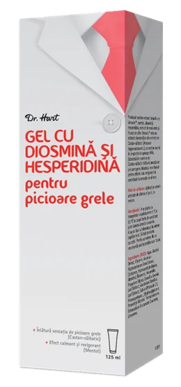 Dr.Hart Gel cu diosmina si hesperidina, 125ml