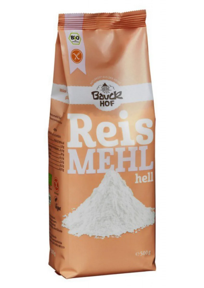 Faina de orez fara gluten, 500g, Bauckhof