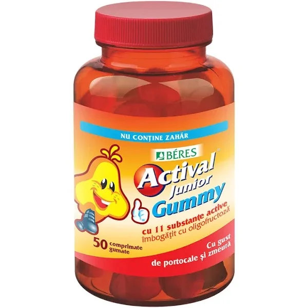 Actival Junior Gummy, 50 comprimate, Beres