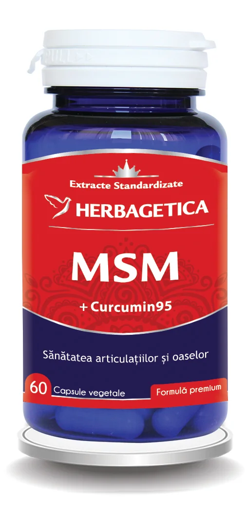 MSM+ Cucumin95, 60 capsule, Herbagetica