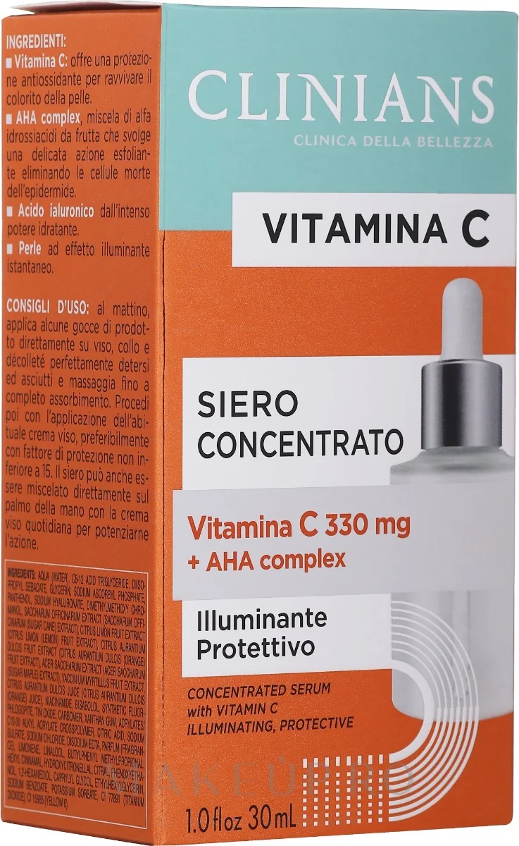 Ser concentrat iluminator cu Vitamina C, 30ml, Clinians