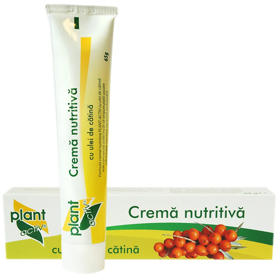 Crema nutritiva cu ulei de catina, 65g, Plant Activ